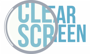 Clear Screen Logo Design